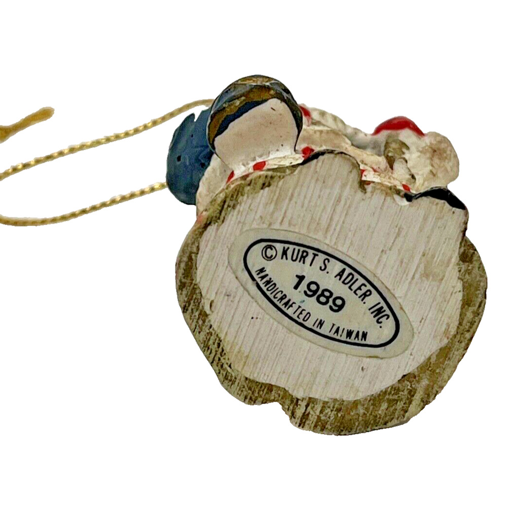 Kurt S Adler Wooden Toy Soldier Santa Captain Christmas Ornaments Lot Of 3 - Picture 8 of 13